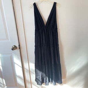 Black tank flowy dress